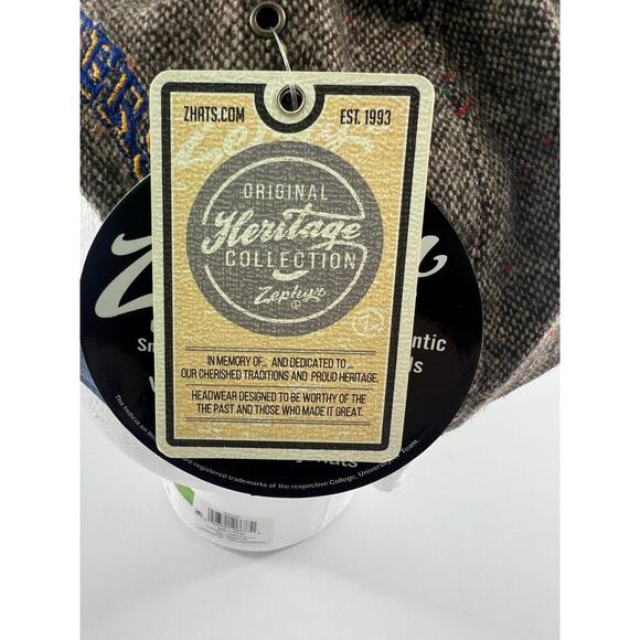 Zephyr Hat Wool Mens Adjustable Pitt Panthers Brown Blue Truckers Ball Cap New - Picture 5 of 7